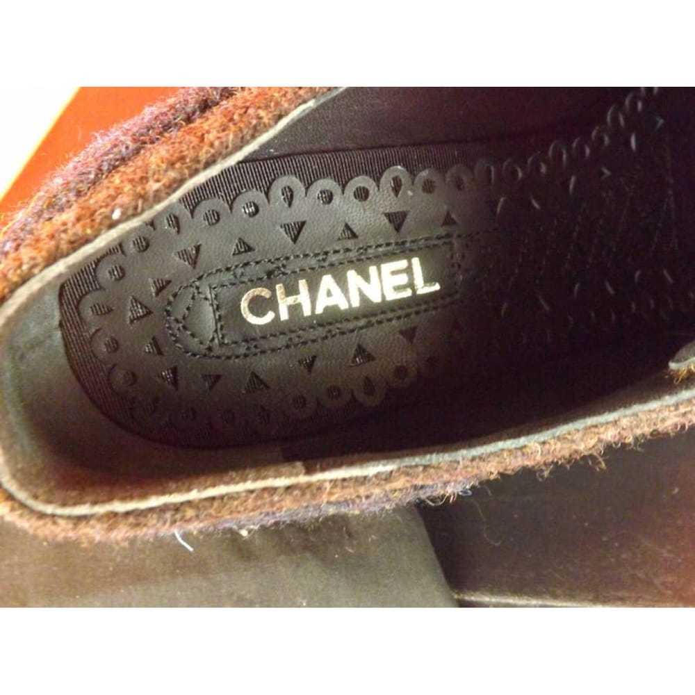 Chanel Tweed lace ups - image 10