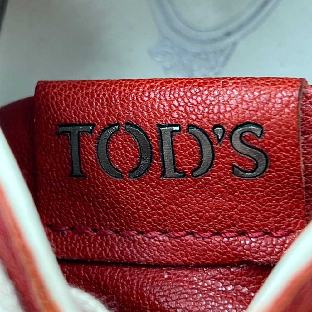 Tod's Tod’s Allacciato Sportivo Leather Sneaker R… - image 4