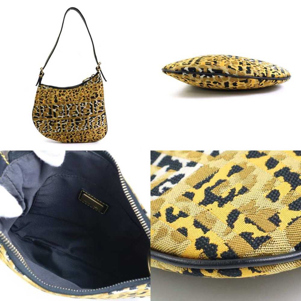 Fendi FENDI Shoulder Bag Zucca Leopard Canvas/Lea… - image 3