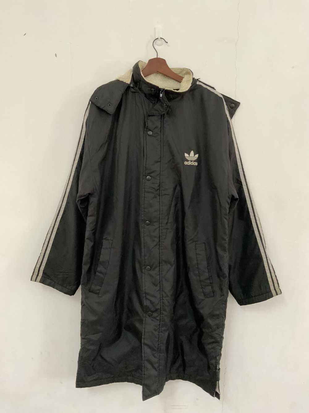 Adidas Vintage Adidas Mohair Fur Trench Coat - image 1