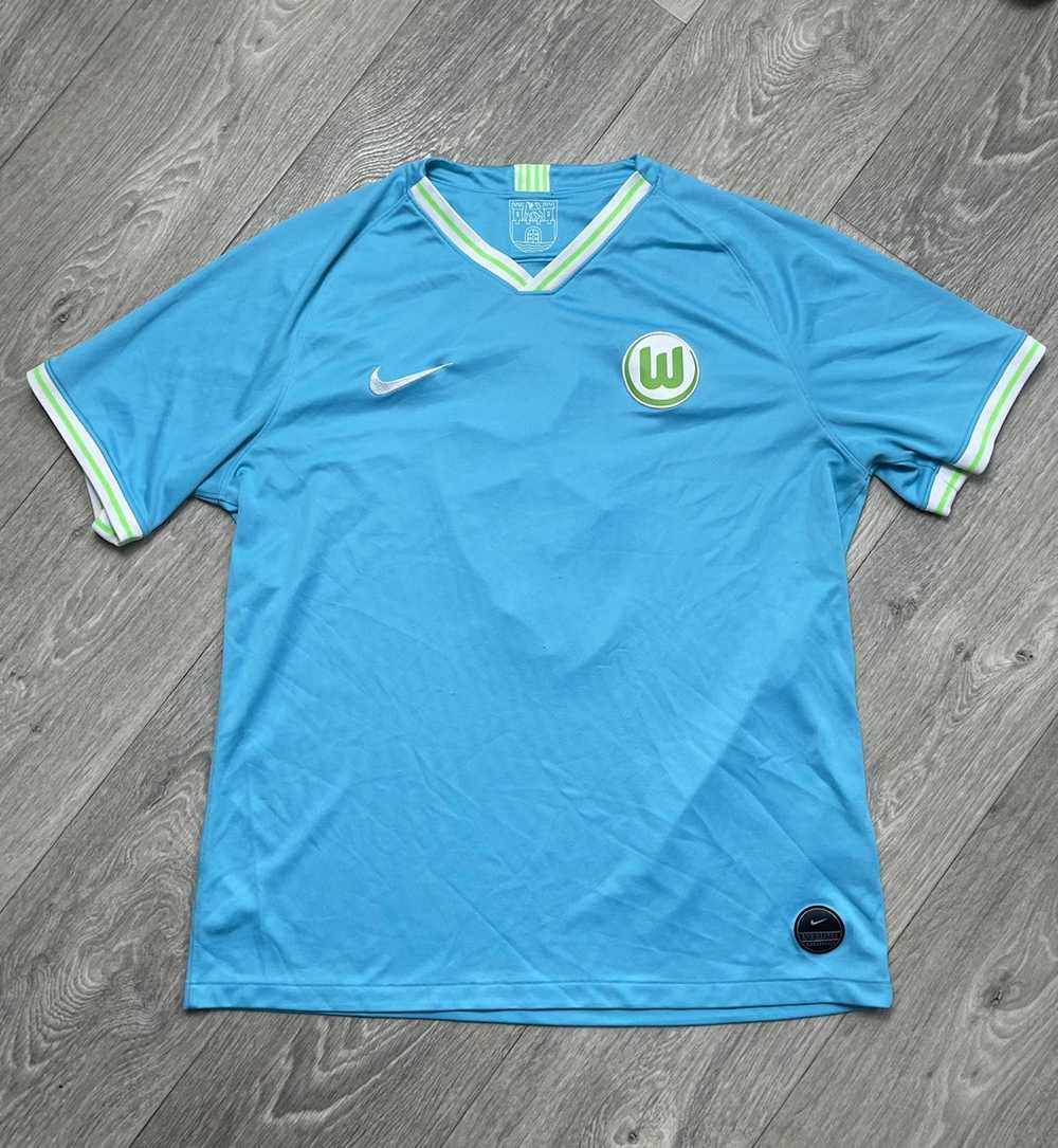 Soccer Jersey Nike Wolfsburg Away Shirt Size XL - image 1