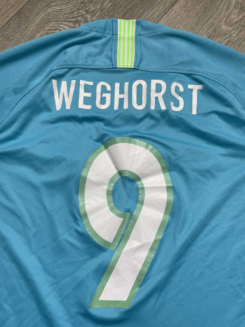 Soccer Jersey Nike Wolfsburg Away Shirt Size XL - image 8