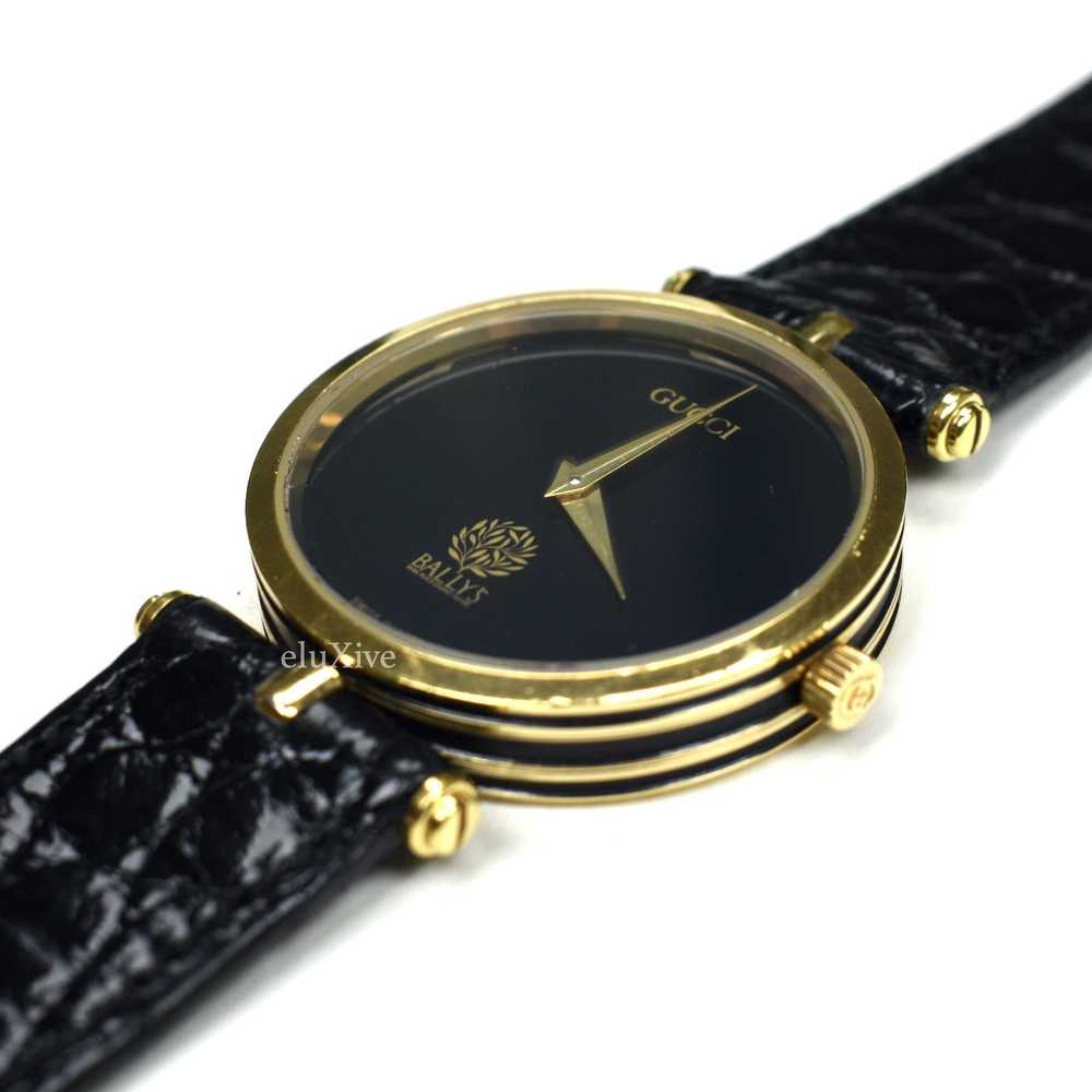 Gucci Gucci 2000M Gold Bally's Casino Dial Watch - image 9