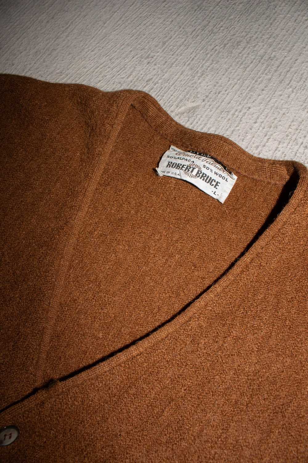 Streetwear × Vintage Vintage Brown Alpaca/Wool Ca… - image 3