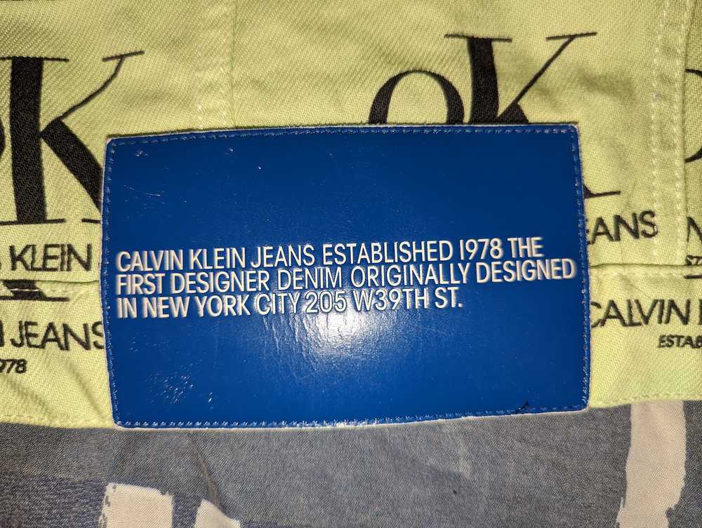 Calvin Klein 205W39NYC Ck OK 205W39NYC denim jack… - image 4