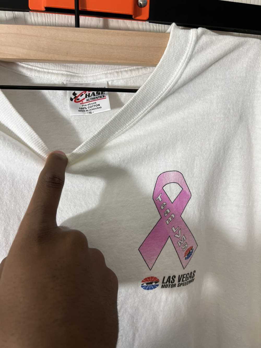 NASCAR × Streetwear NASCAR Breast Cancer Tee - image 3