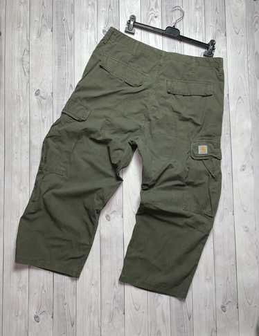 Carhartt Womens Size 14 WB005 DWD cropped cargo pants Olive/Green