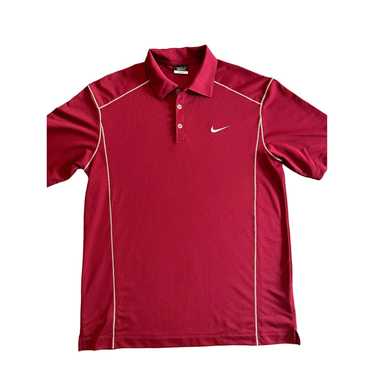 Nike Nike Golf Large maroon polo no logo - image 1