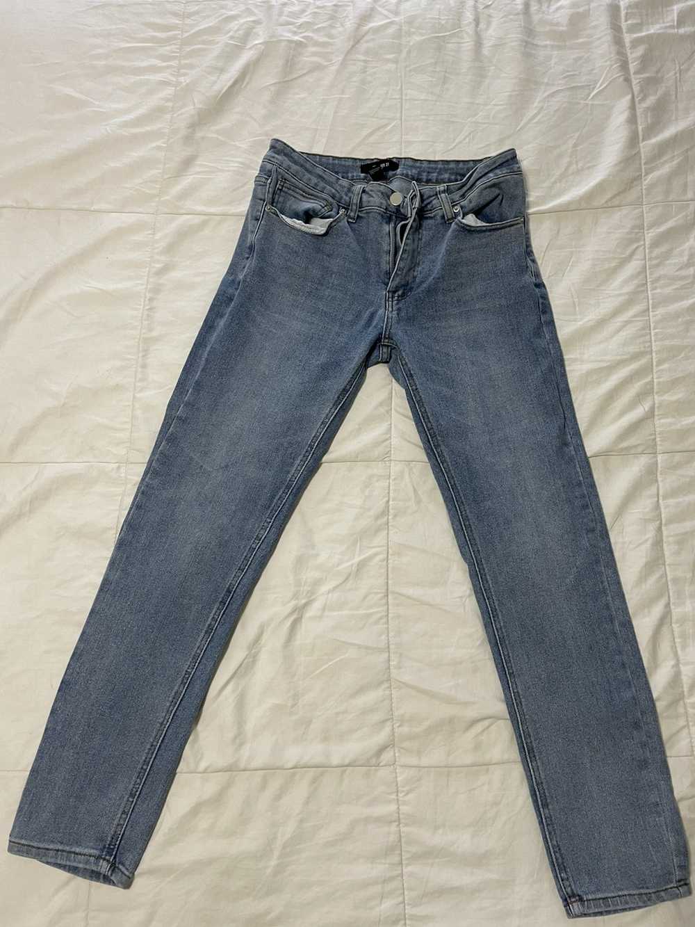 Forever 21 Slim Fit Blue Jeans - image 1