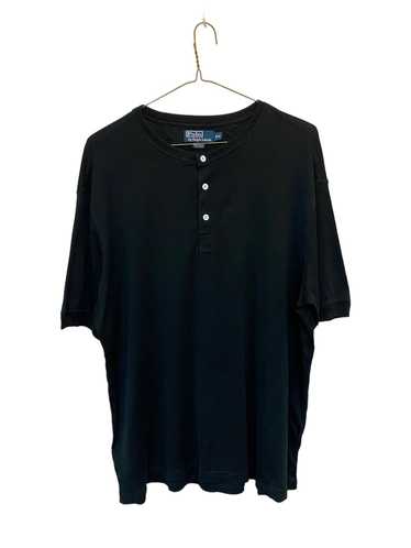 Hollister 3/4 Sleeve Henley Baseball Slim Fit In Black Camo for Men