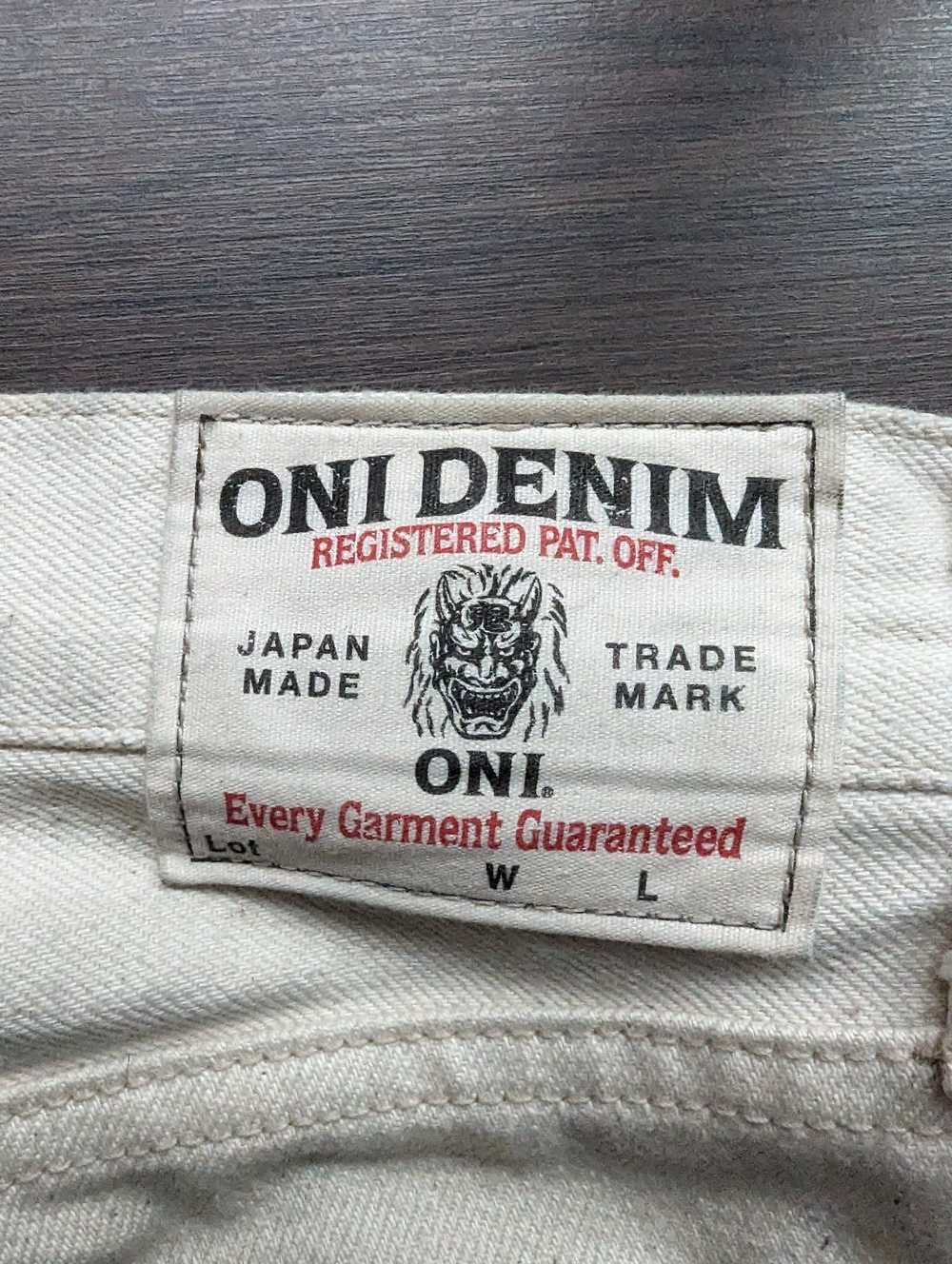 Oni Oni 546 Ecru Selvedge Denim - image 2