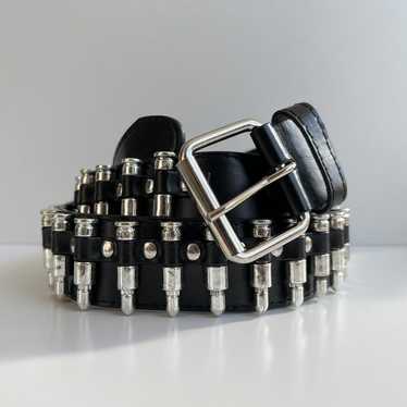 Vintage belt, bullet belt, leather belt, cowboy belt,… - Gem