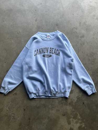 Gildan × Streetwear × Vintage Cannon Beach Crewne… - image 1