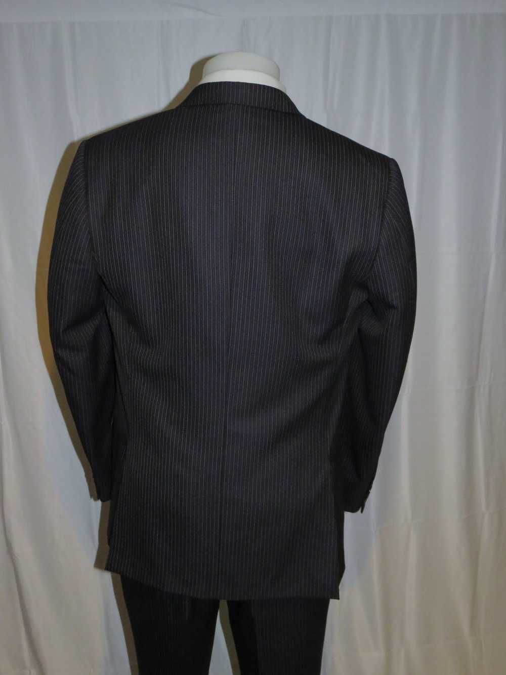 Other Burberry London Gray Stripe Three Button Su… - image 10