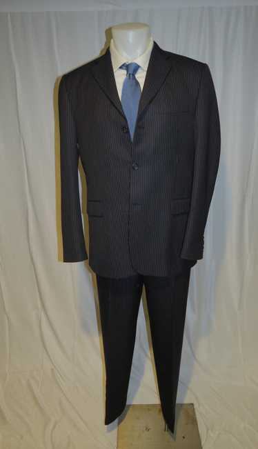 Other Burberry London Gray Stripe Three Button Sui