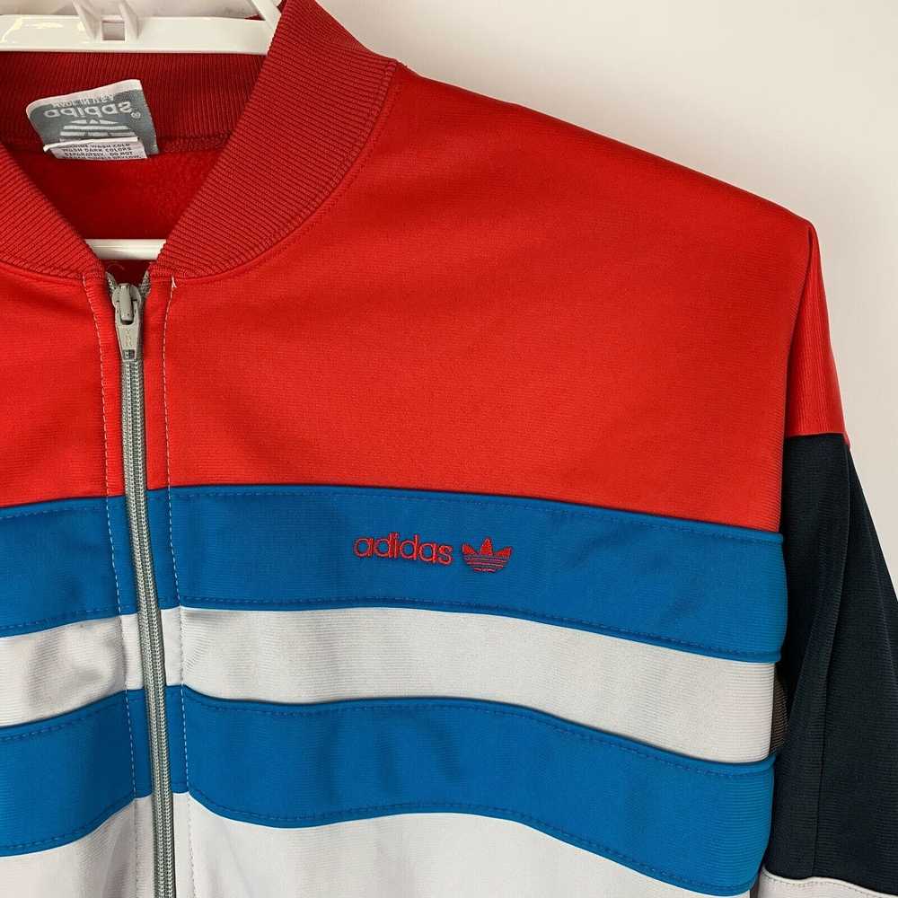Adidas Vintage 80s Adidas Track Jacket Windbreake… - image 5