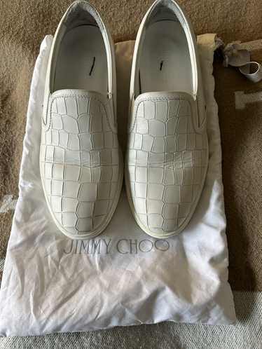 Jimmy Choo White jimmy choo sneakers