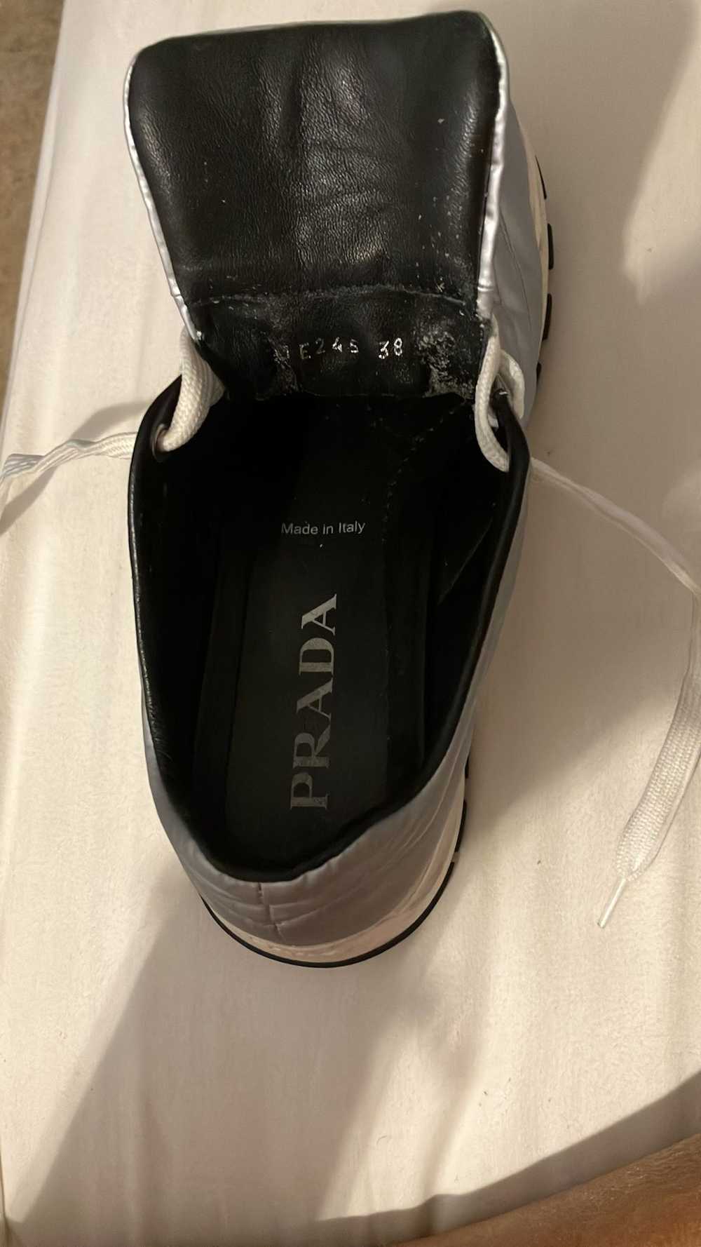 Prada Prada silver nylon sneakers - image 7
