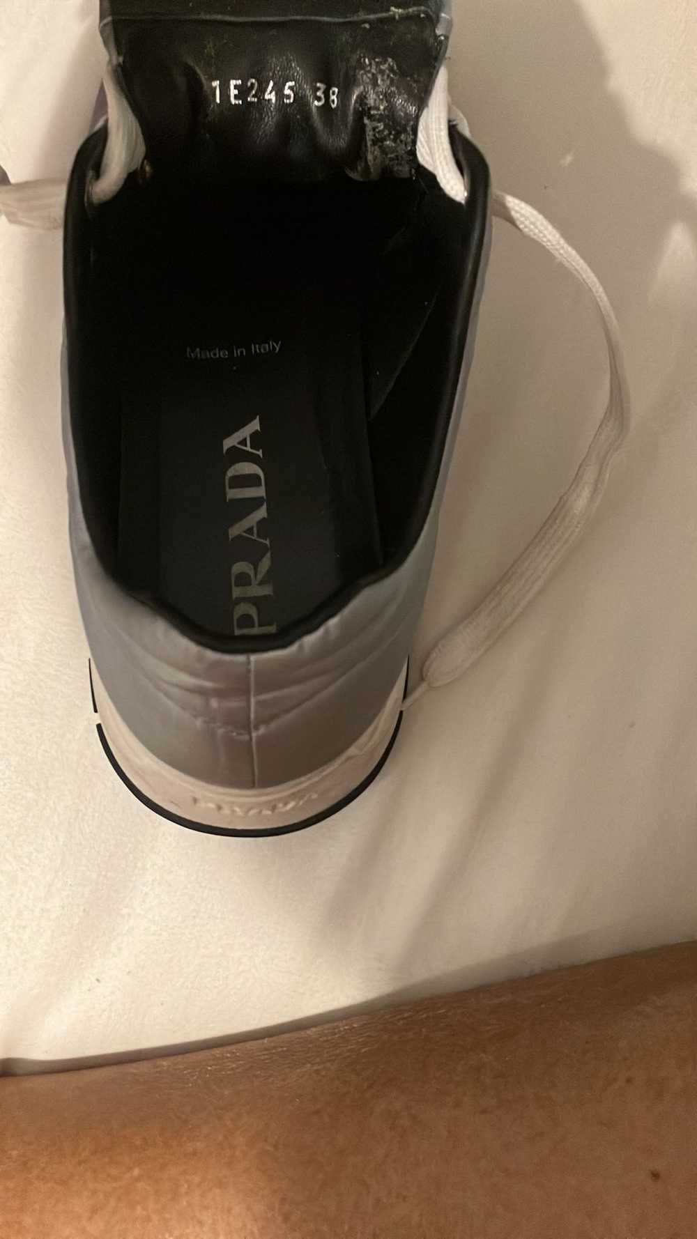 Prada Prada silver nylon sneakers - image 8