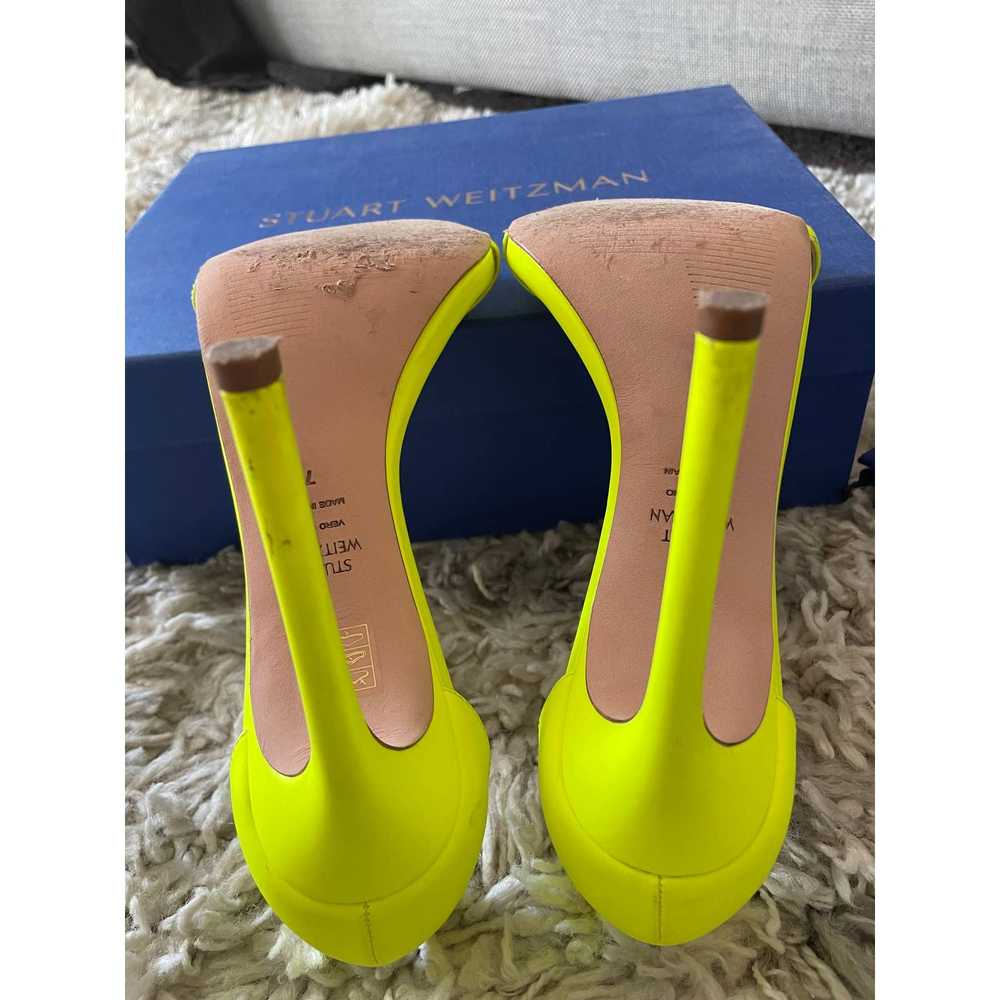 Stuart Weitzman Stuart Weitzman Neon Nudist Sandal - image 7