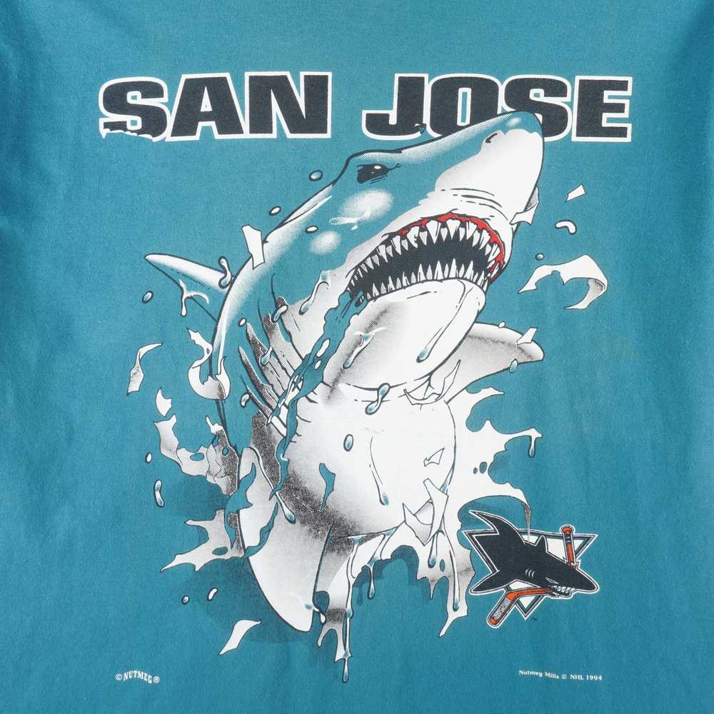 NHL (Nutmeg) - San Jose Sharks Breakout T-Shirt 1… - image 3