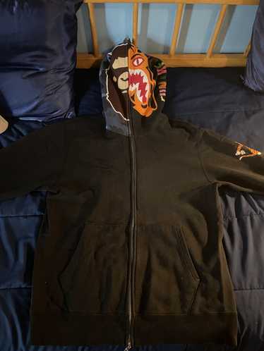 Bape BAPE 2nd Ape Tiger Full Zip Hoodie Black Siz… - image 1