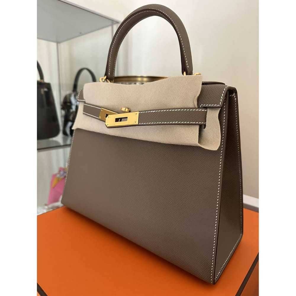 Hermès Kelly 28 leather handbag - image 8