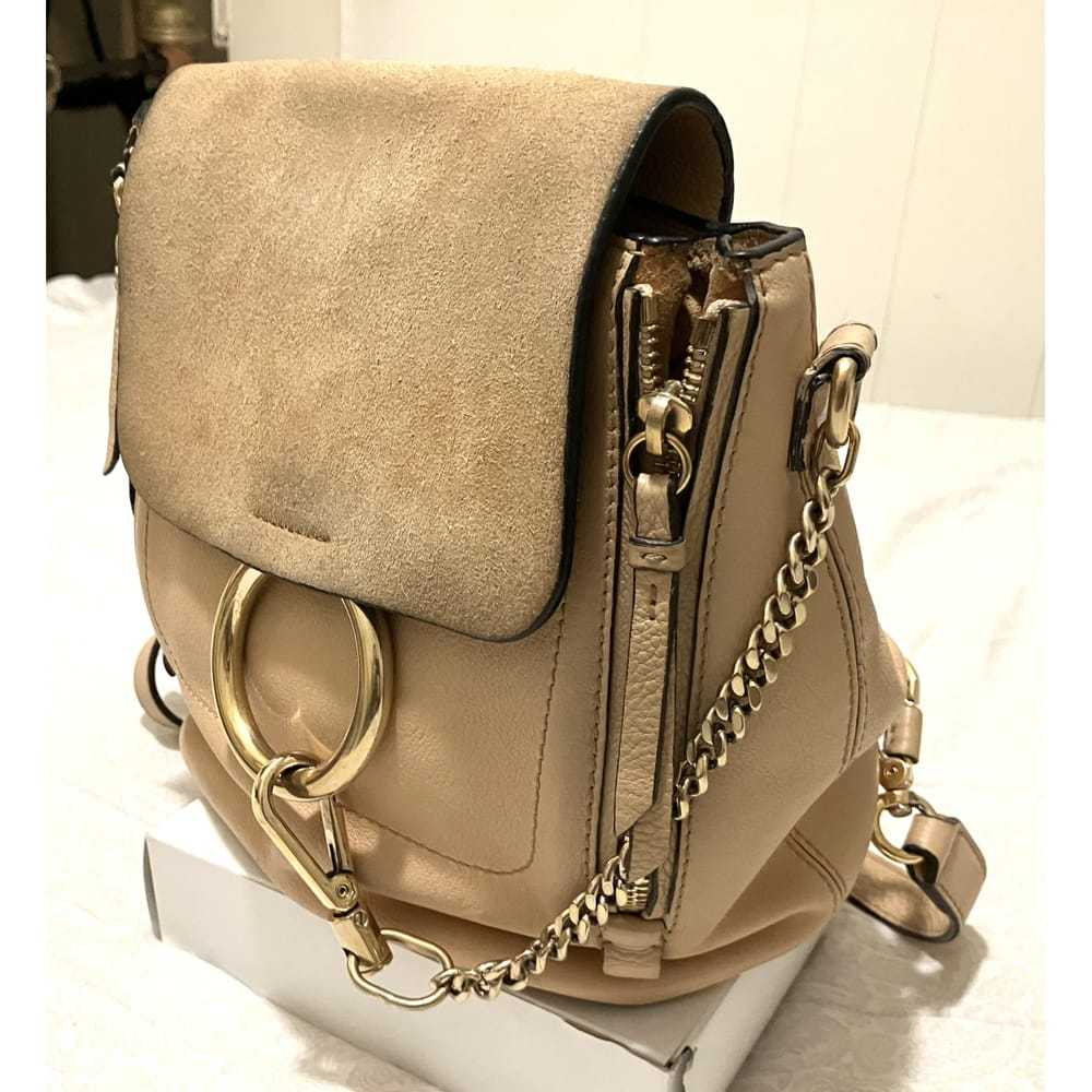 Chloé Faye leather backpack - image 4