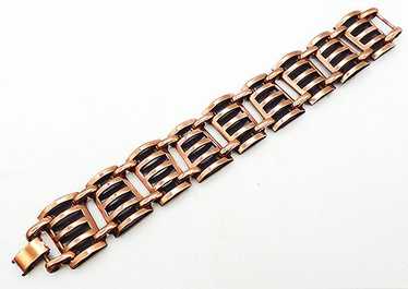 Mid Century Modernist Copper Bracelet - image 1
