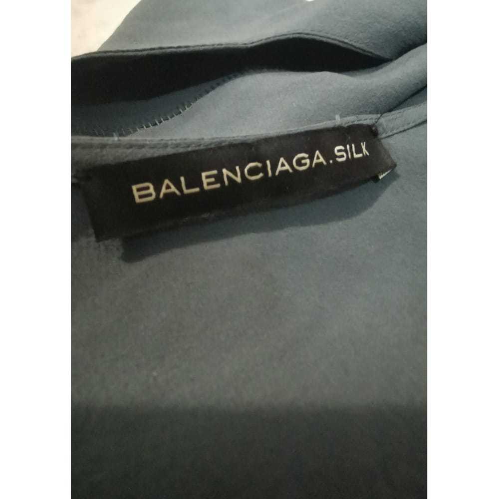 Balenciaga Silk mid-length dress - image 2