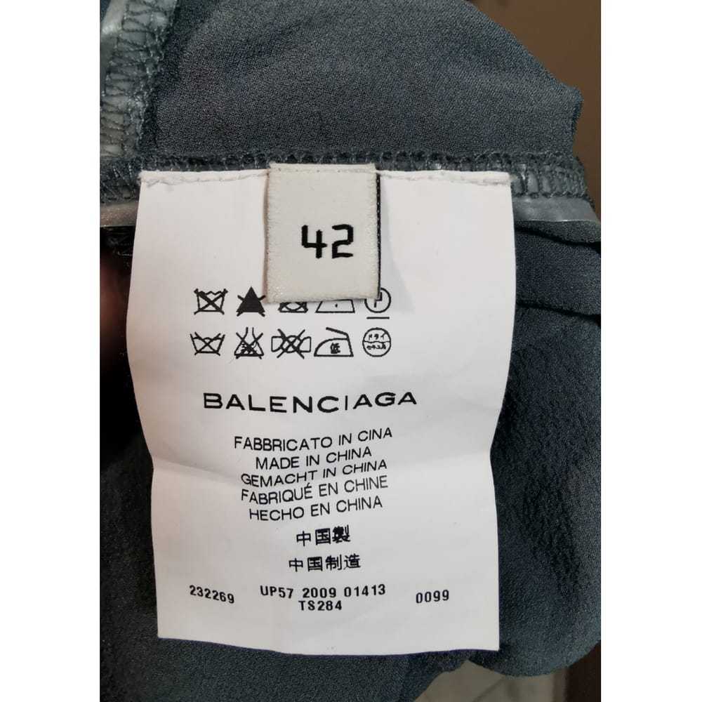 Balenciaga Silk mid-length dress - image 3