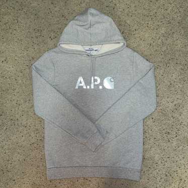 A.P.C. Carhartt WIP x A.P.C - Grey Stash Hoodie - image 1