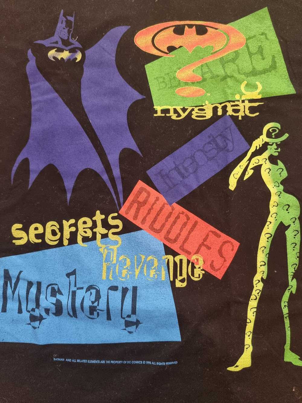 Batman × Dc Comics × Vintage Vtg The Riddler & Ba… - image 2