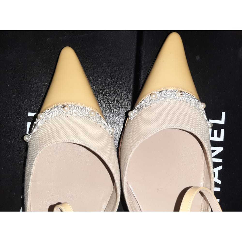 Chanel Slingback cloth sandals - image 5