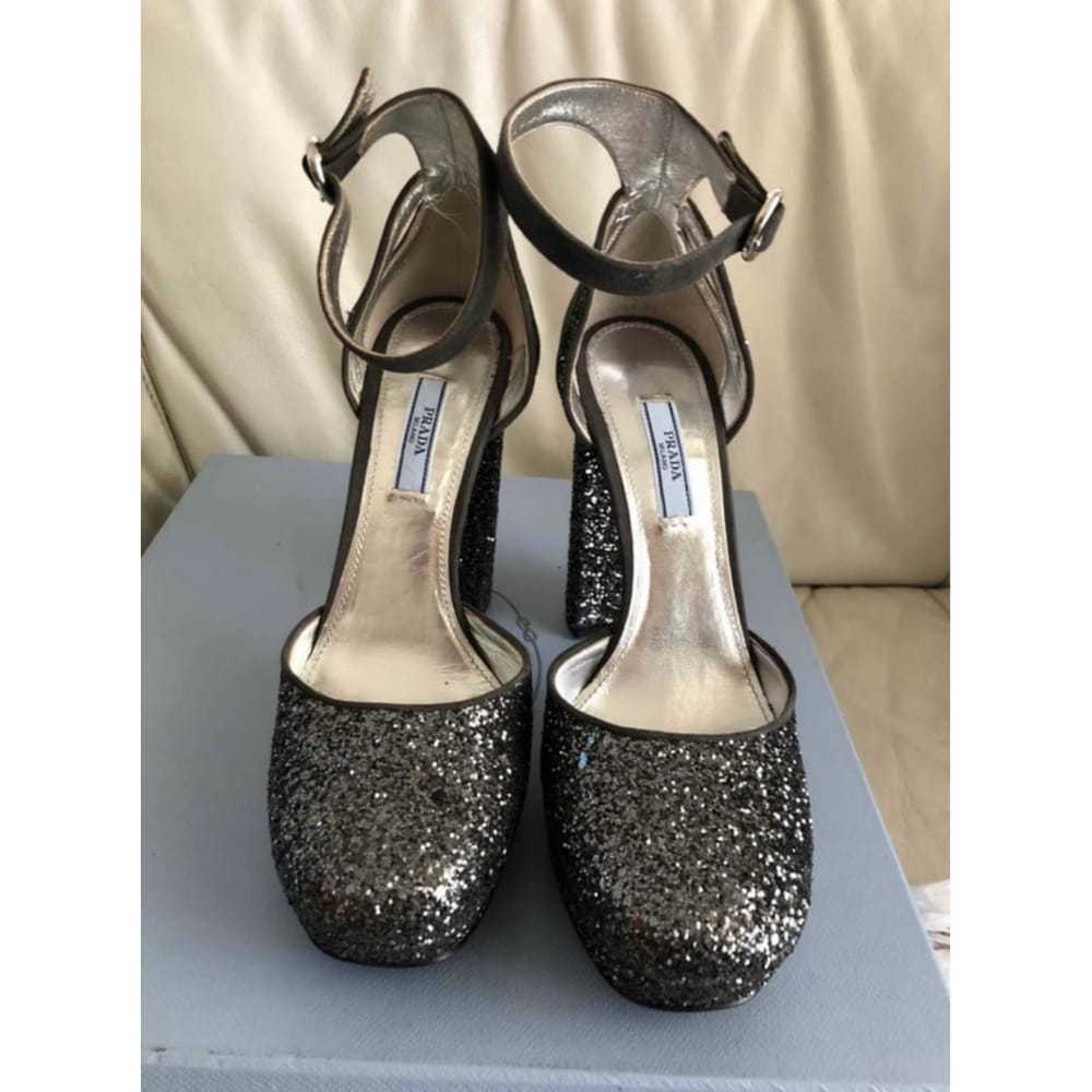 Prada Glitter heels - image 2