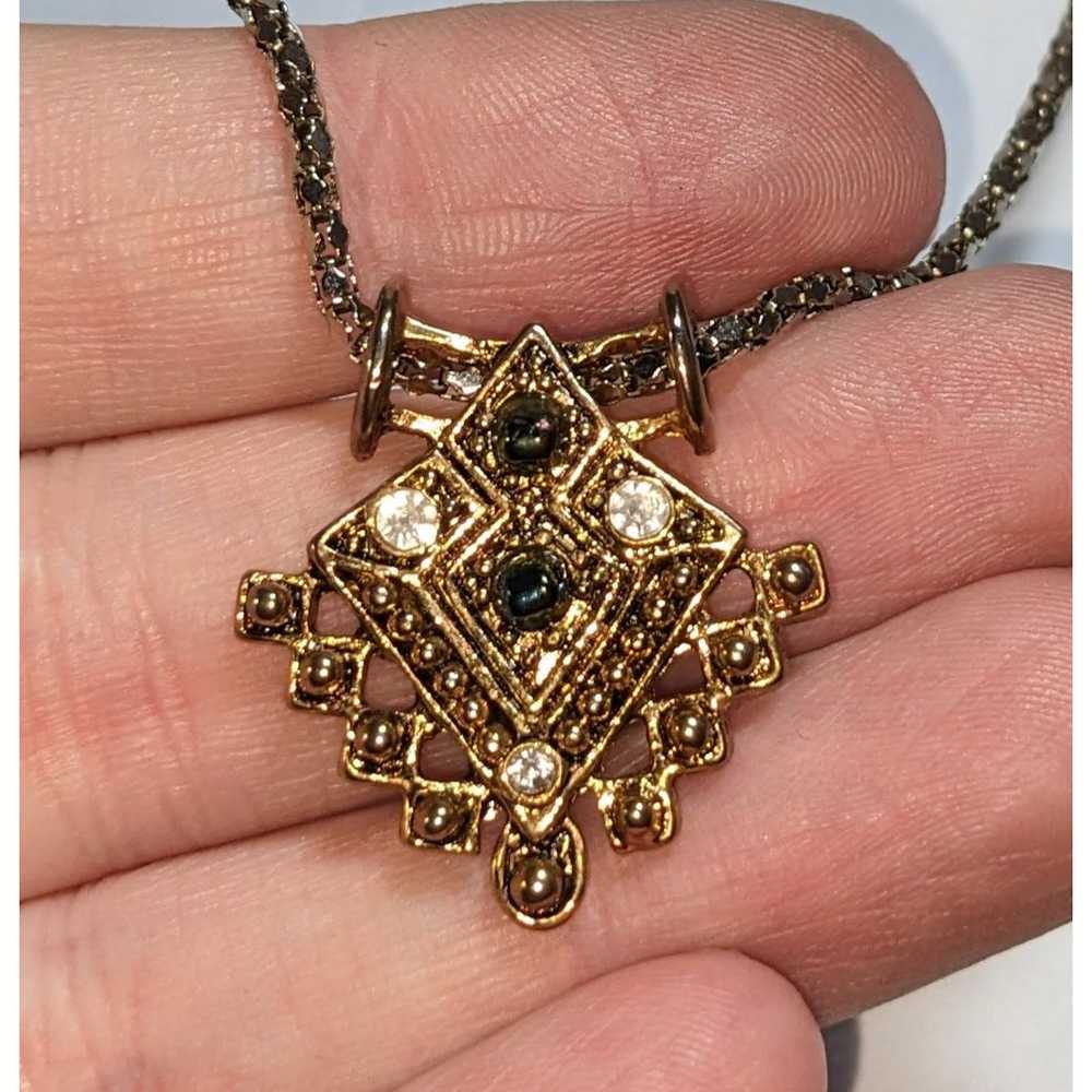 Other Vintage Gold Pendant Necklace - image 1