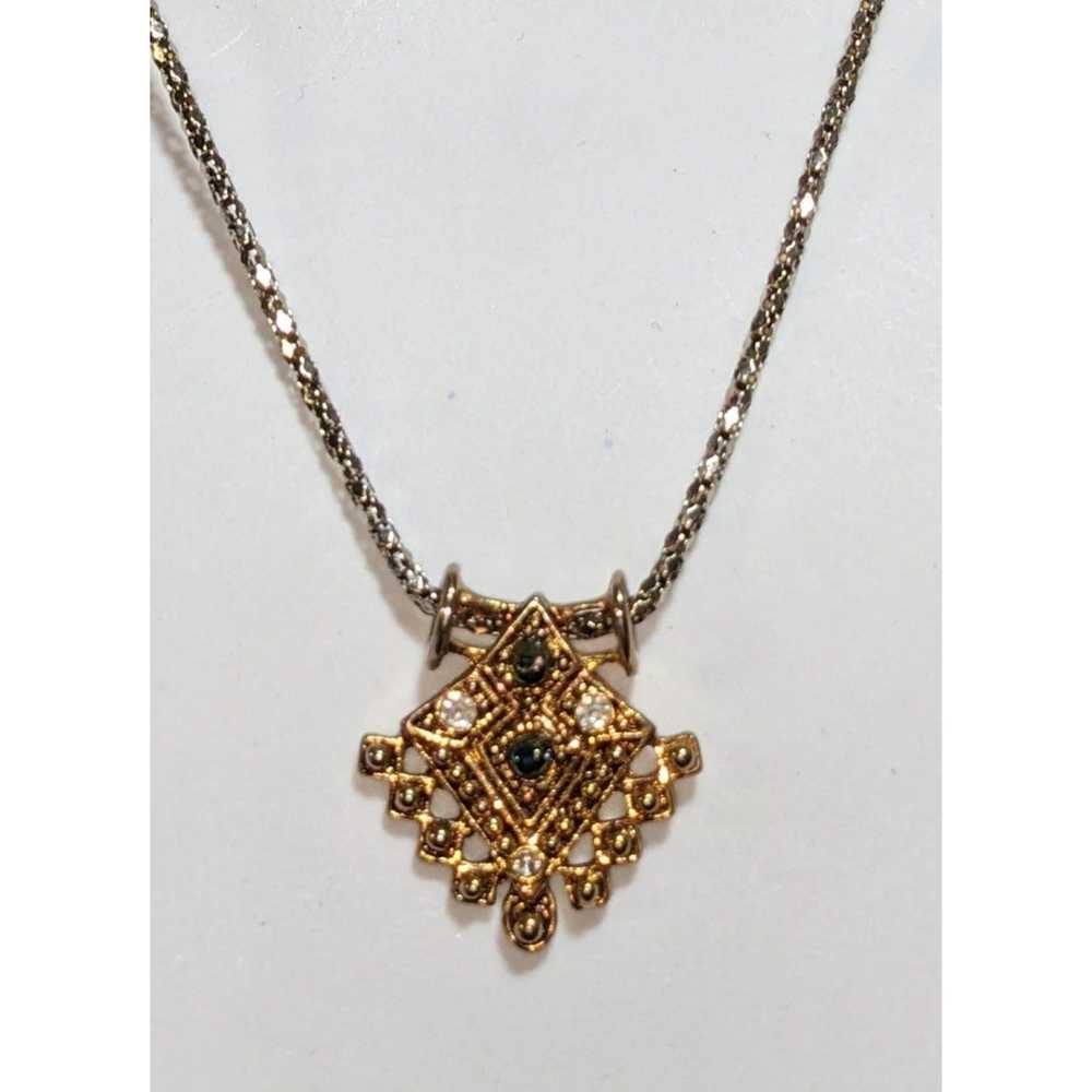 Other Vintage Gold Pendant Necklace - image 2
