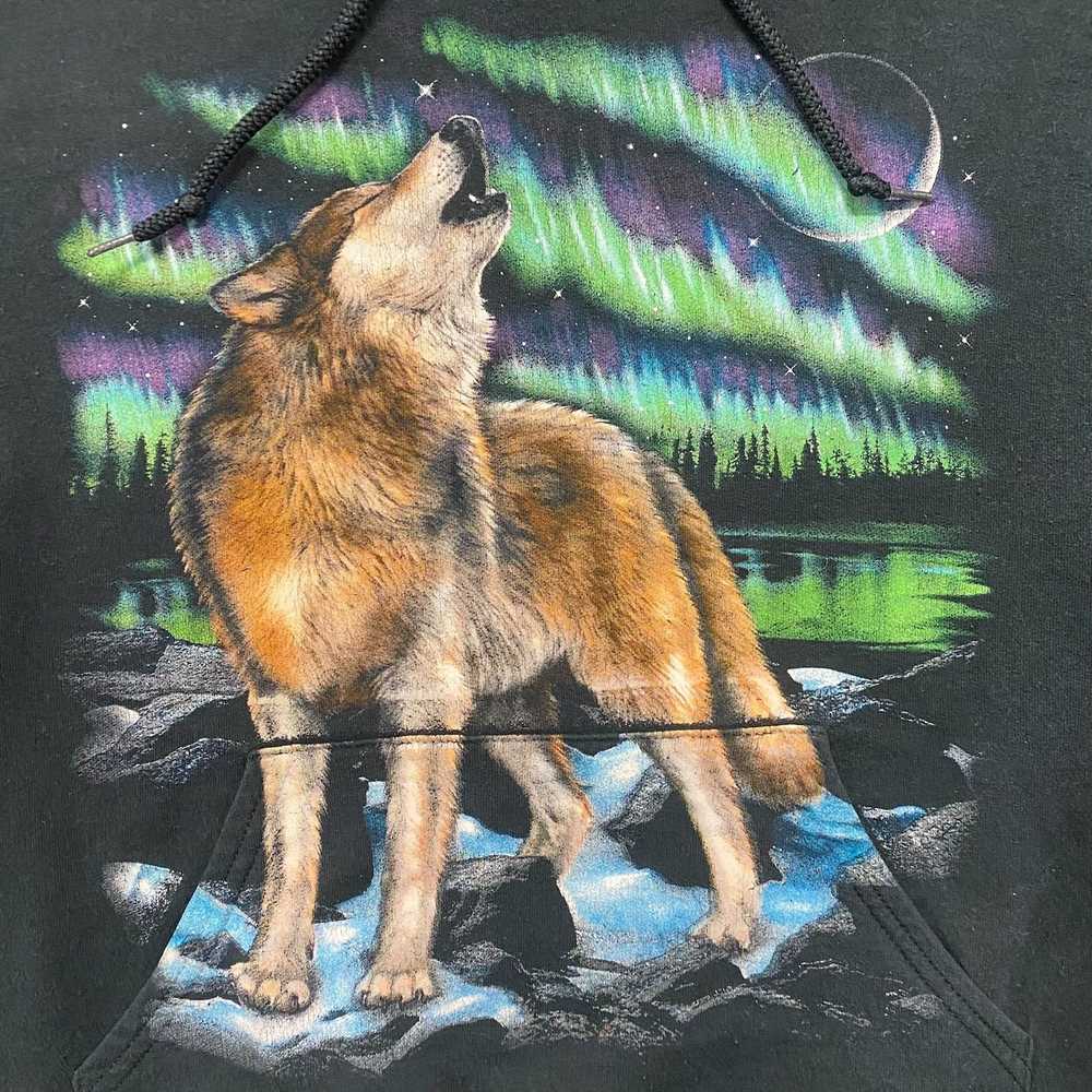 Animal Tee × Jerzees × Vintage Vintage 90s Wolf N… - image 3