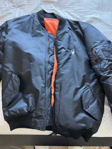 Vintage Vintage Thrifted Black Bomber Jacket - image 1