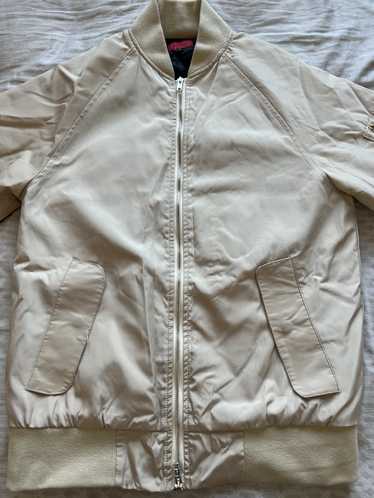 Killion Killion Tan Cream Bomber Jacket