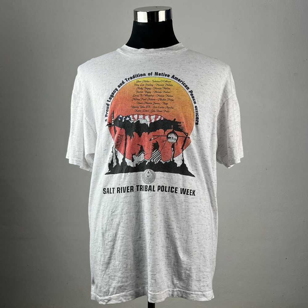 Vintage Vintage Salt river tribal police week tee - image 1