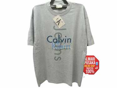 NEW Medium 1991 Calvin Klein Underwear T Shirt Men's Green Beige