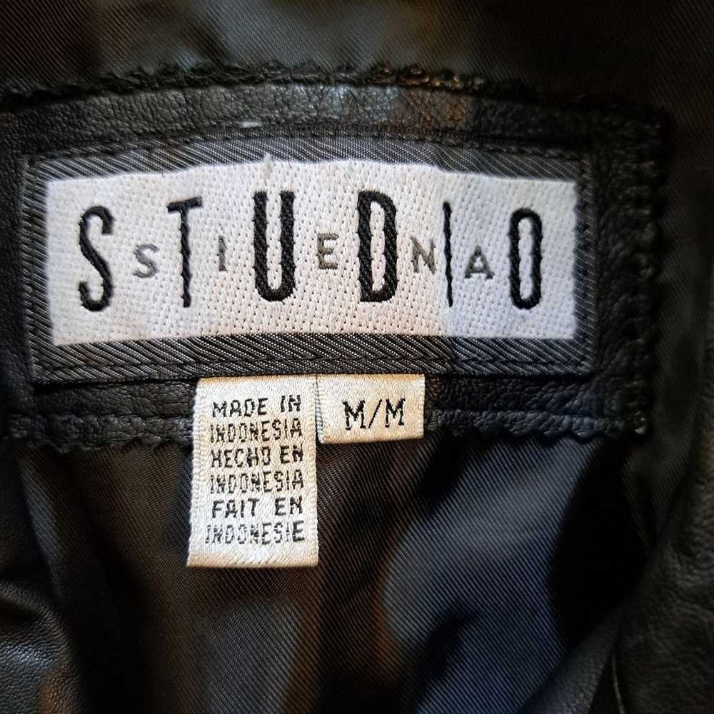 Unbrnd Vintage Studio Siena Goth Leather Moto Sty… - image 6