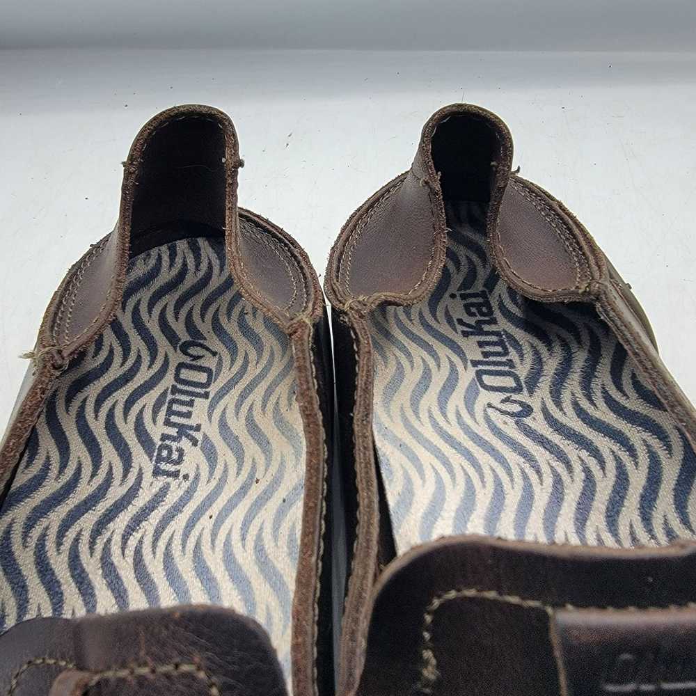 Olukai Olukai Kakaha Mens 10 Brown Leather Slip O… - image 11