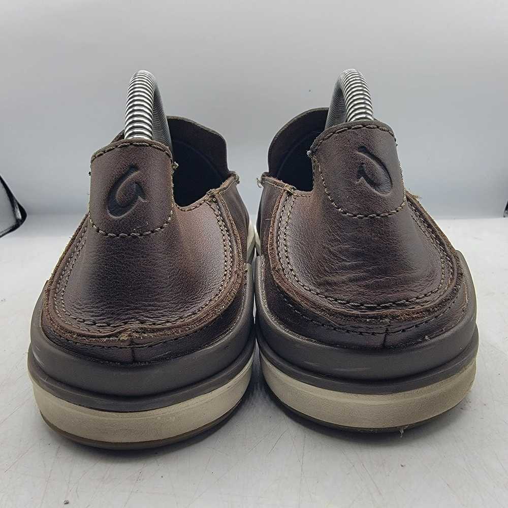 Olukai Olukai Kakaha Mens 10 Brown Leather Slip O… - image 6
