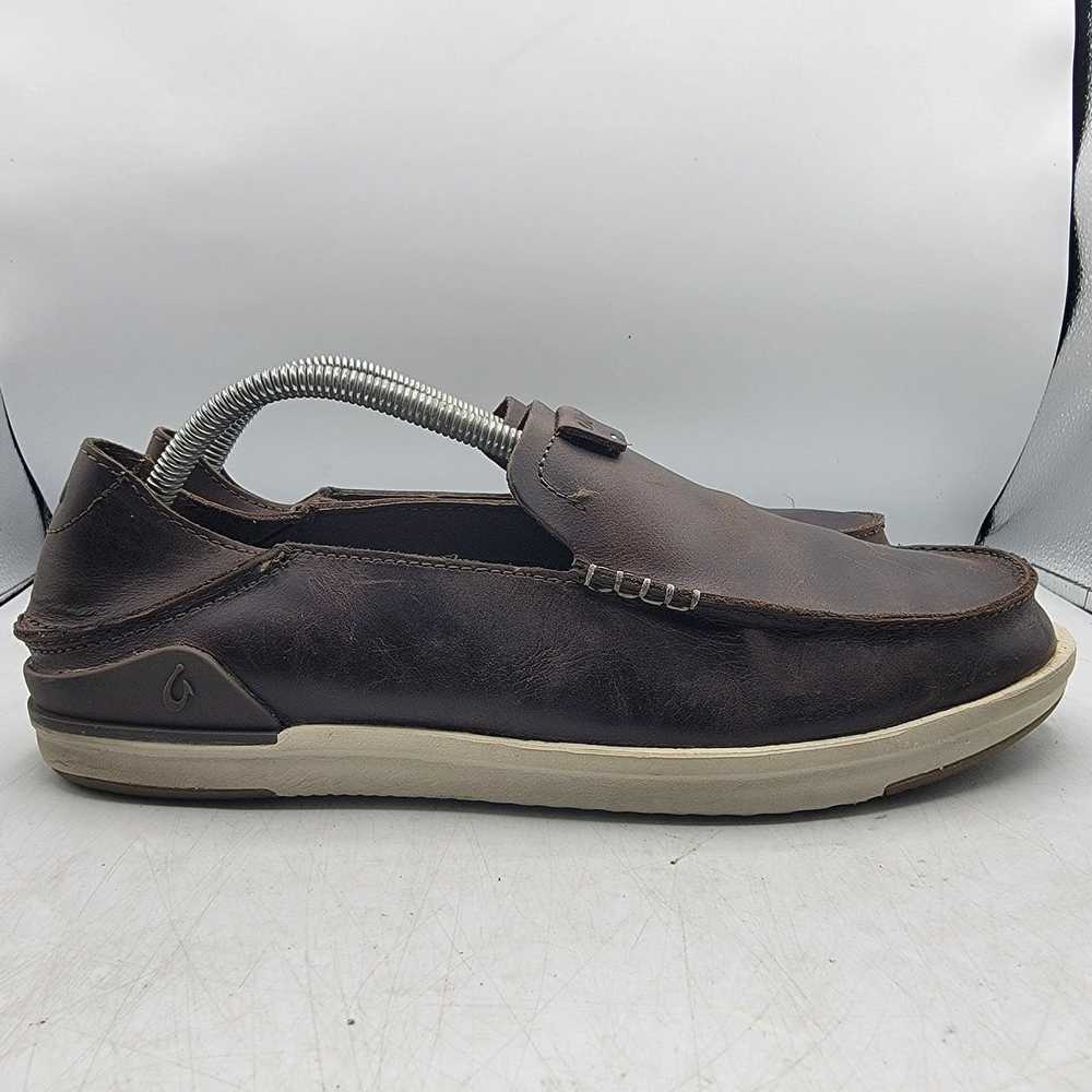 Olukai Olukai Kakaha Mens 10 Brown Leather Slip O… - image 7