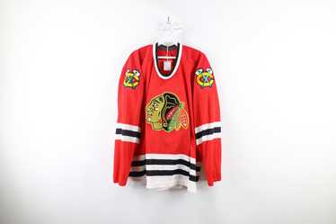 Vintage 80s / 90s CCM NHL Chicago Blackhawks ORIGNAL Mesh top Jersey - Extra Large