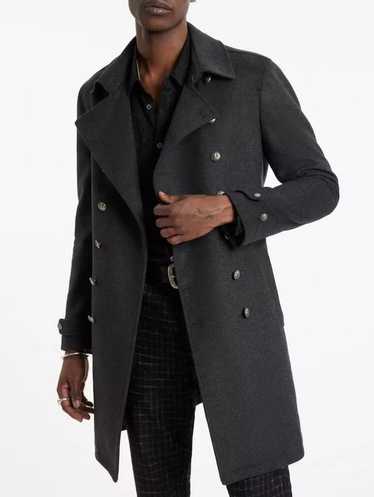 John Varvatos Double breasted coat. Small