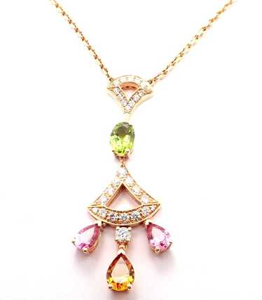 Bvlgari Diva Dream 18k Rose Gold Diamond Peridot N