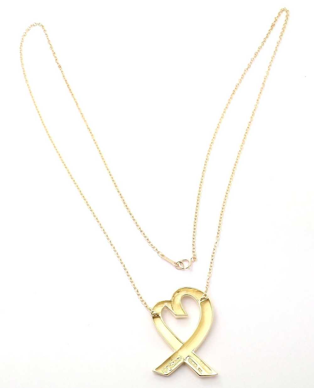 Tiffany & Co. Picasso 18k Yellow Gold Large Heart… - image 4